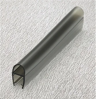 ダークブラウン色のシャワーシール