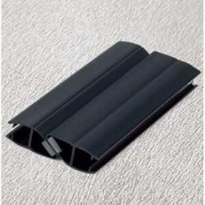 black magnetic shower door seal