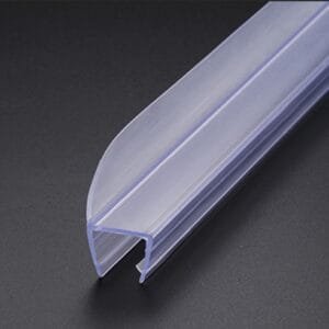 h type shower door seal